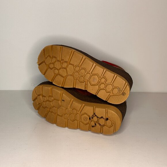 Jeffrey Campbell Explore Brown Leather Wedge Heel Boots Women Size 7 M - Picture 6 of 7